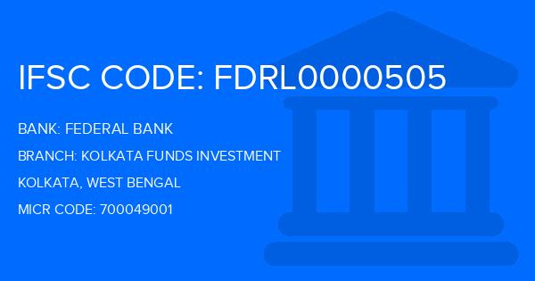 Federal Bank Kolkata Funds Investment Branch IFSC Code