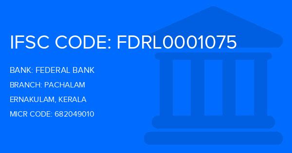Federal Bank Pachalam Branch IFSC Code