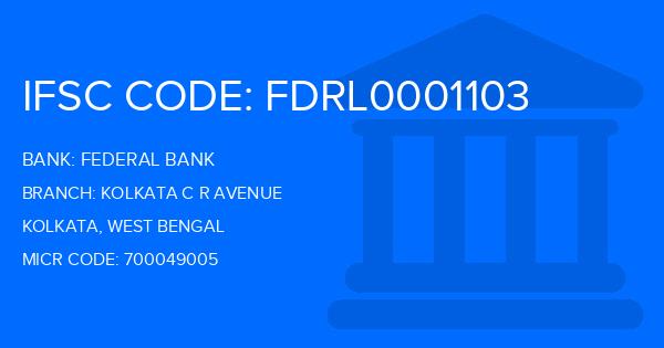 Federal Bank Kolkata C R Avenue Branch IFSC Code
