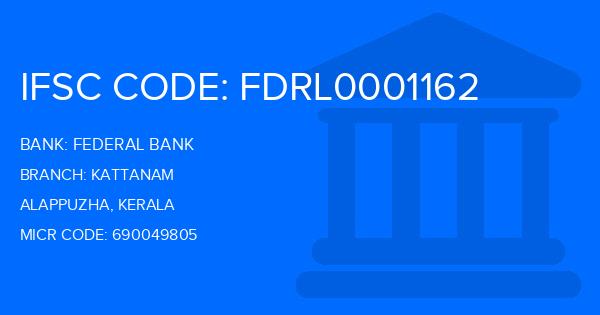 Federal Bank Kattanam Branch IFSC Code