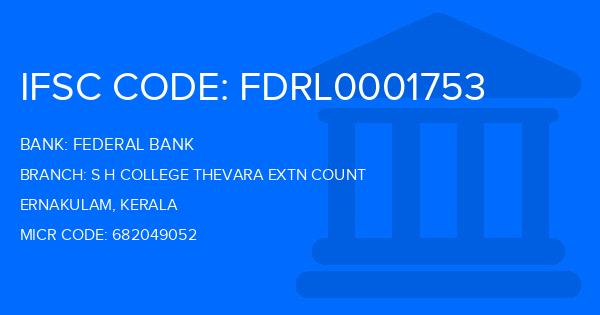 Federal Bank S H College Thevara Extn Count Branch IFSC Code