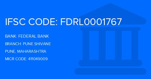 Federal Bank Pune Shivane Branch IFSC Code