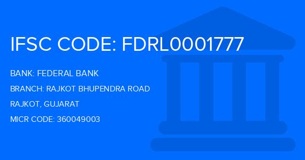 Federal Bank Rajkot Bhupendra Road Branch IFSC Code