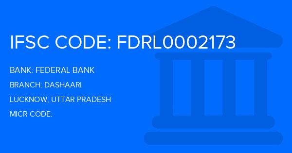 Federal Bank Dashaari Branch IFSC Code