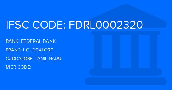 Federal Bank Cuddalore Branch IFSC Code