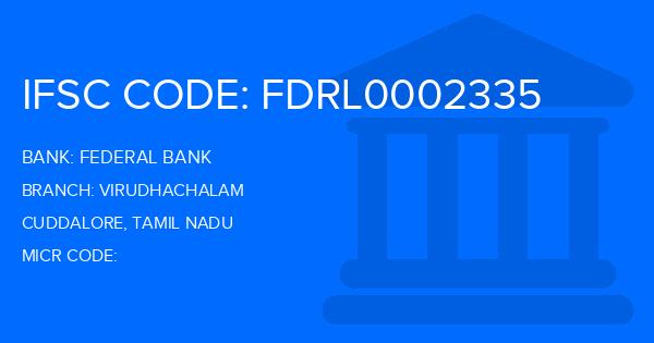 Federal Bank Virudhachalam Branch IFSC Code