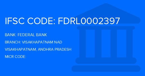 Federal Bank Visakhapatnam Nad Branch IFSC Code