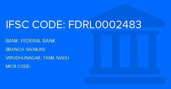 Federal Bank Sivakasi Branch IFSC Code