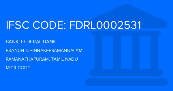Federal Bank Chinnakeeramangalam Branch IFSC Code