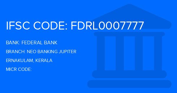 Federal Bank Neo Banking Jupiter Branch IFSC Code