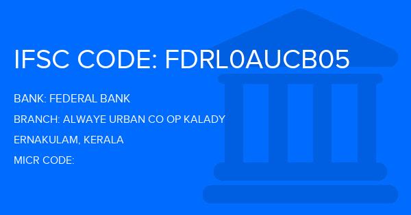 Federal Bank Alwaye Urban Co Op Kalady Branch IFSC Code