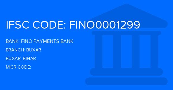 Fino Payments Bank Buxar Branch IFSC Code