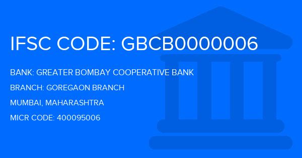 Greater Bombay Cooperative Bank Goregaon Branch