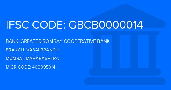 Greater Bombay Cooperative Bank Vasai Branch