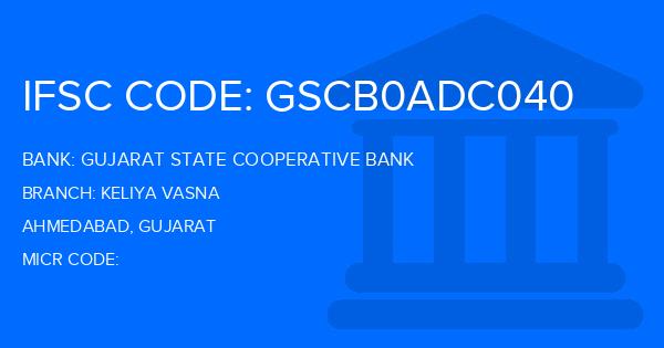 Gujarat State Cooperative Bank Keliya Vasna Branch IFSC Code