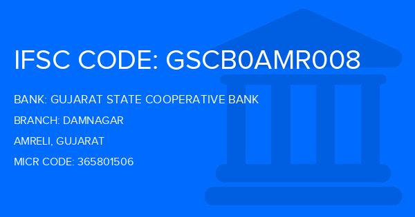 Gujarat State Cooperative Bank Damnagar Branch IFSC Code