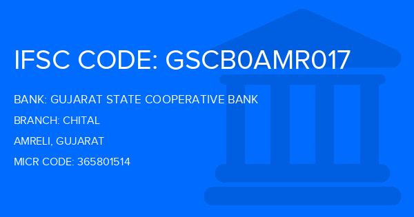 Gujarat State Cooperative Bank Chital Branch IFSC Code