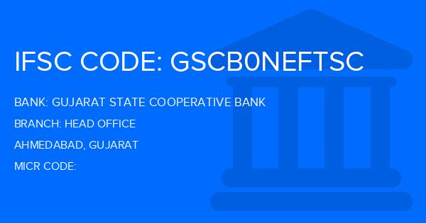 Gujarat State Cooperative Bank Head Office Branch IFSC Code