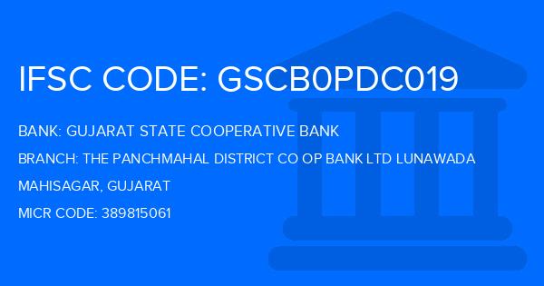 Gujarat State Cooperative Bank The Panchmahal District Co Op Bank Ltd Lunawada Branch IFSC Code