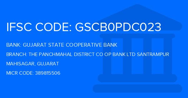 Gujarat State Cooperative Bank The Panchmahal District Co Op Bank Ltd Santrampur Branch IFSC Code