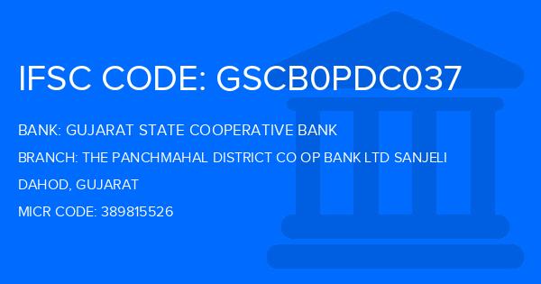 Gujarat State Cooperative Bank The Panchmahal District Co Op Bank Ltd Sanjeli Branch IFSC Code