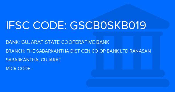 Gujarat State Cooperative Bank The Sabarkantha Dist Cen Co Op Bank Ltd Ranasan Branch IFSC Code