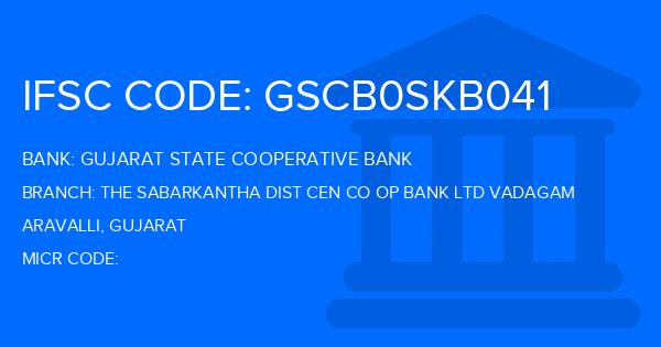 Gujarat State Cooperative Bank The Sabarkantha Dist Cen Co Op Bank Ltd Vadagam Branch IFSC Code