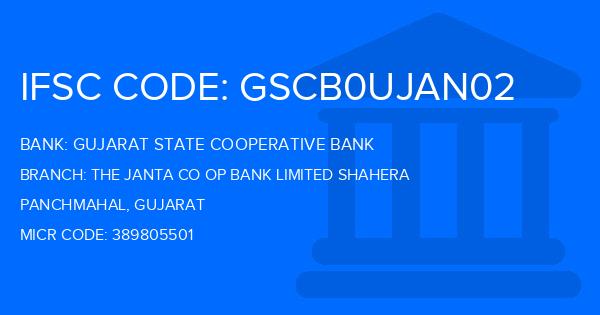 Gujarat State Cooperative Bank The Janta Co Op Bank Limited Shahera Branch IFSC Code