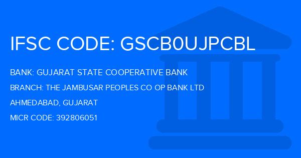 Gujarat State Cooperative Bank The Jambusar Peoples Co Op Bank Ltd Branch IFSC Code