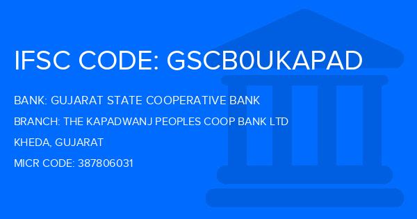 Gujarat State Cooperative Bank The Kapadwanj Peoples Coop Bank Ltd Branch IFSC Code