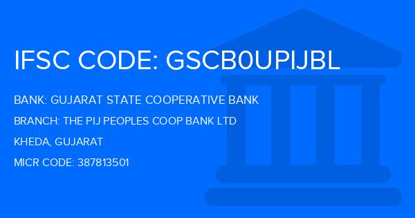 Gujarat State Cooperative Bank The Pij Peoples Coop Bank Ltd Branch IFSC Code