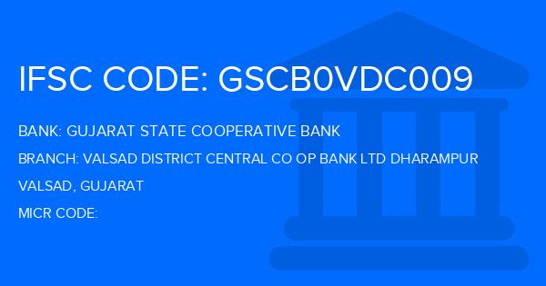 Gujarat State Cooperative Bank Valsad District Central Co Op Bank Ltd Dharampur Branch IFSC Code