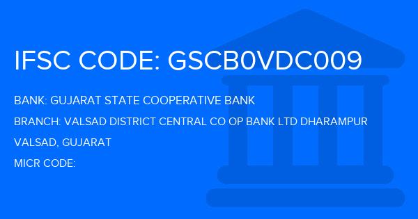 Gujarat State Cooperative Bank Valsad District Central Co Op Bank Ltd Dharampur Branch IFSC Code