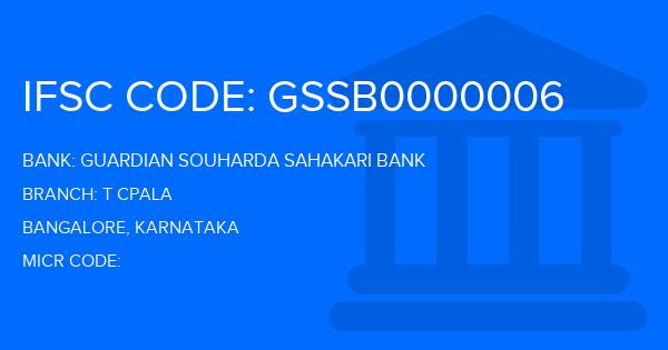 Guardian Souharda Sahakari Bank T Cpala Branch IFSC Code