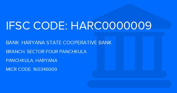 Haryana State Cooperative Bank Sector Four Panchkula Branch IFSC Code