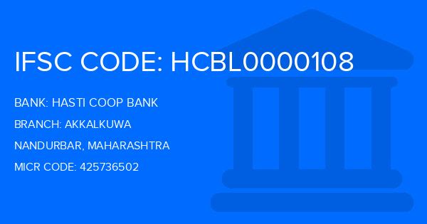 Hasti Coop Bank (HCB) Akkalkuwa Branch IFSC Code