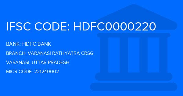 Hdfc Bank Varanasi Rathyatra Crsg Branch IFSC Code