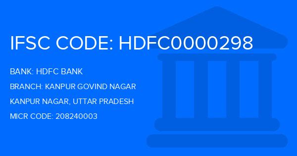 Hdfc Bank Kanpur Govind Nagar Branch IFSC Code