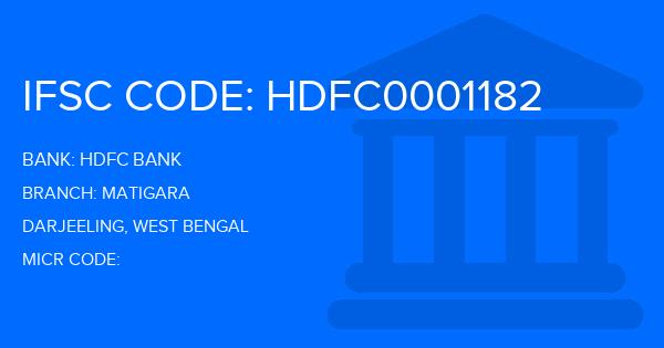 Hdfc Bank Matigara Branch IFSC Code