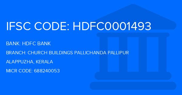 Hdfc Bank Church Buildings Pallichanda Pallipur Branch IFSC Code