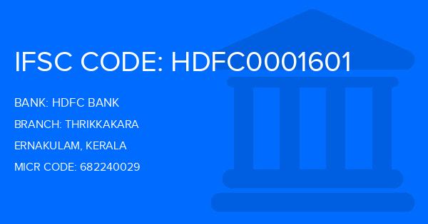 Hdfc Bank Thrikkakara Branch IFSC Code