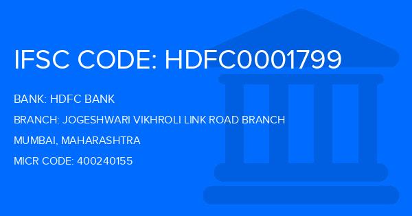 Hdfc Bank Jogeshwari Vikhroli Link Road Branch
