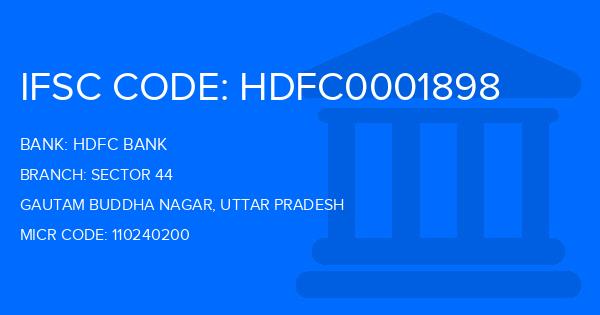 Hdfc Bank Sector 44 Branch IFSC Code