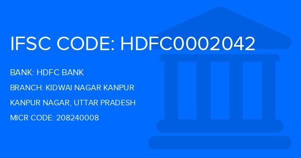 Hdfc Bank Kidwai Nagar Kanpur Branch IFSC Code