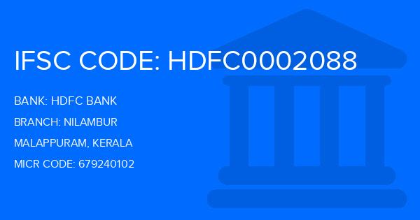 Hdfc Bank Nilambur Branch IFSC Code