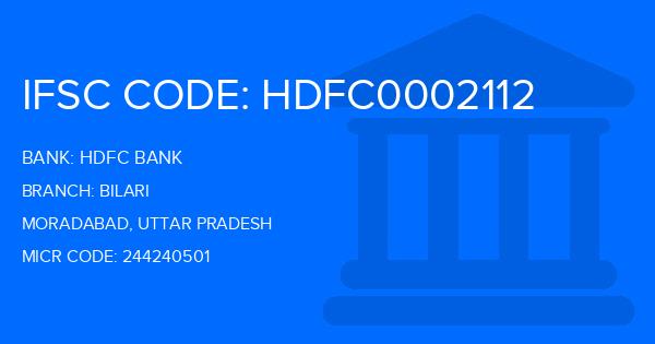 Hdfc Bank Bilari Branch IFSC Code