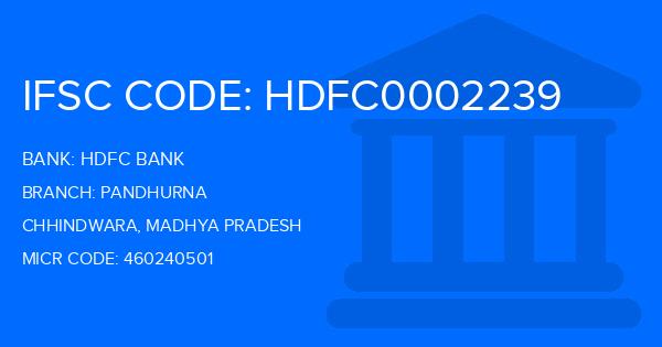 Hdfc Bank Pandhurna Branch IFSC Code
