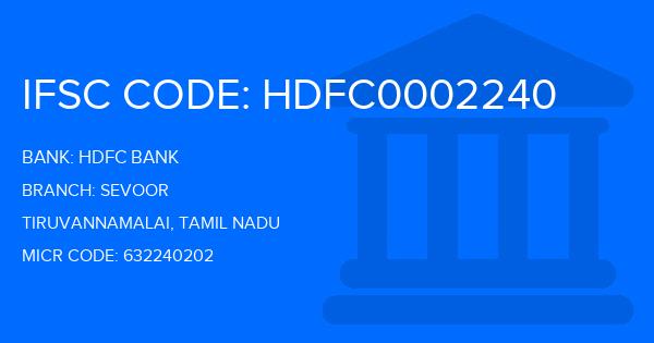 Hdfc Bank Sevoor Branch IFSC Code