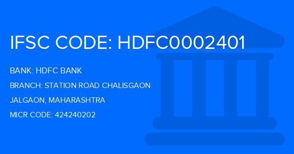 Hdfc Bank Station Road Chalisgaon Branch IFSC Code