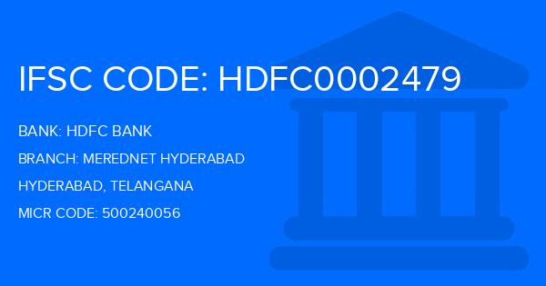 Hdfc Bank Merednet Hyderabad Branch IFSC Code
